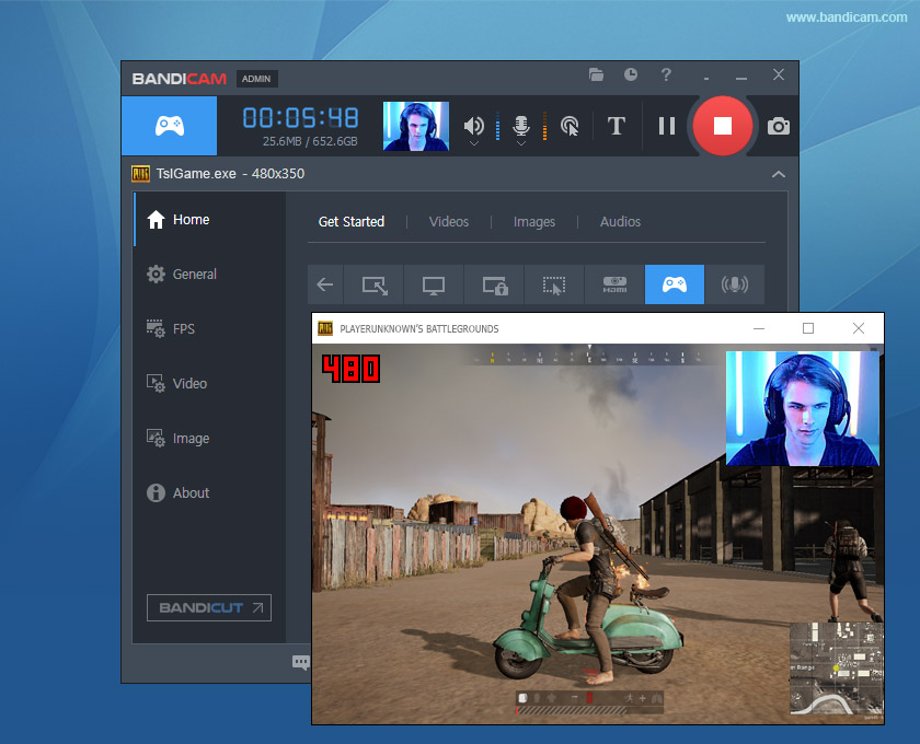 bandicam game recording